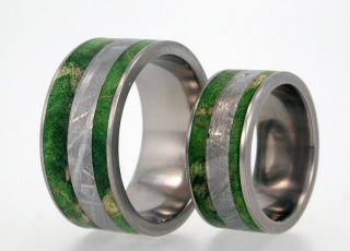 Wishlist Wednesday - Meteorite wedding rings - WELL I GUESS THIS IS ...