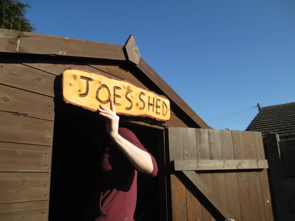 Shed sign