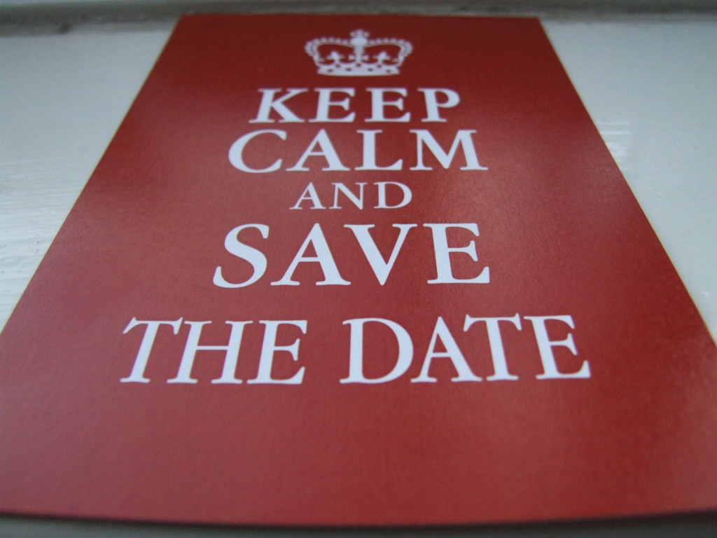 Paper Theme Save The Date