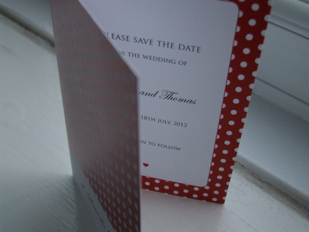 Paper Theme Save The Date
