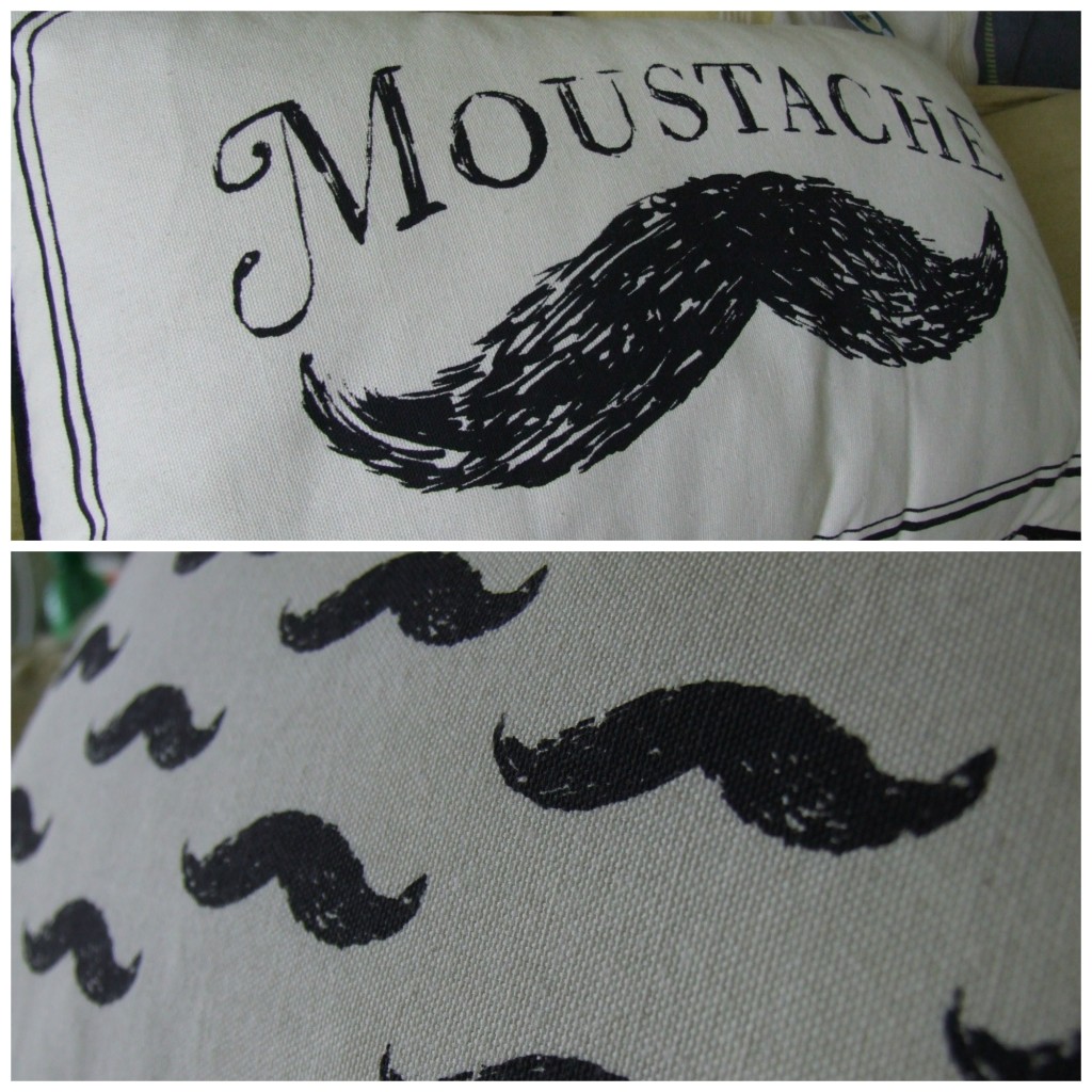 Moustache pillow