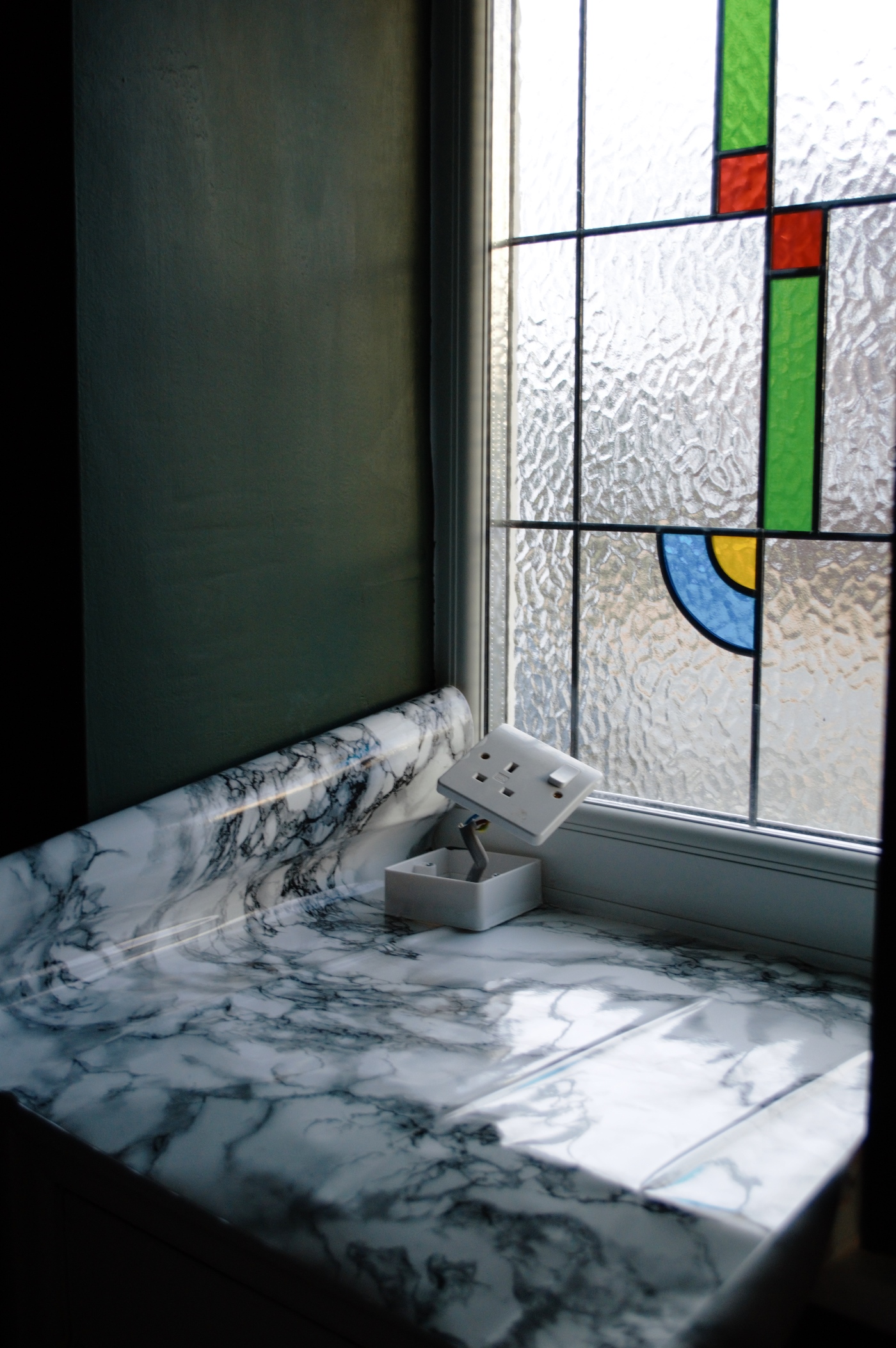 DIY marble window sill