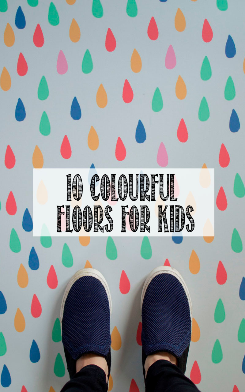colourful floor for kids