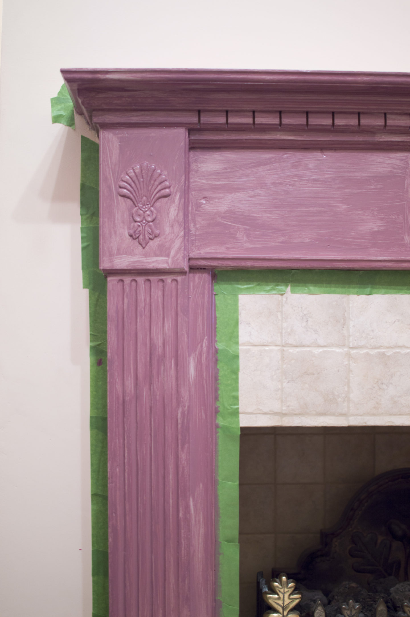 How To Paint A Fireplace Surround, How To Paint A Wooden Fire Surround