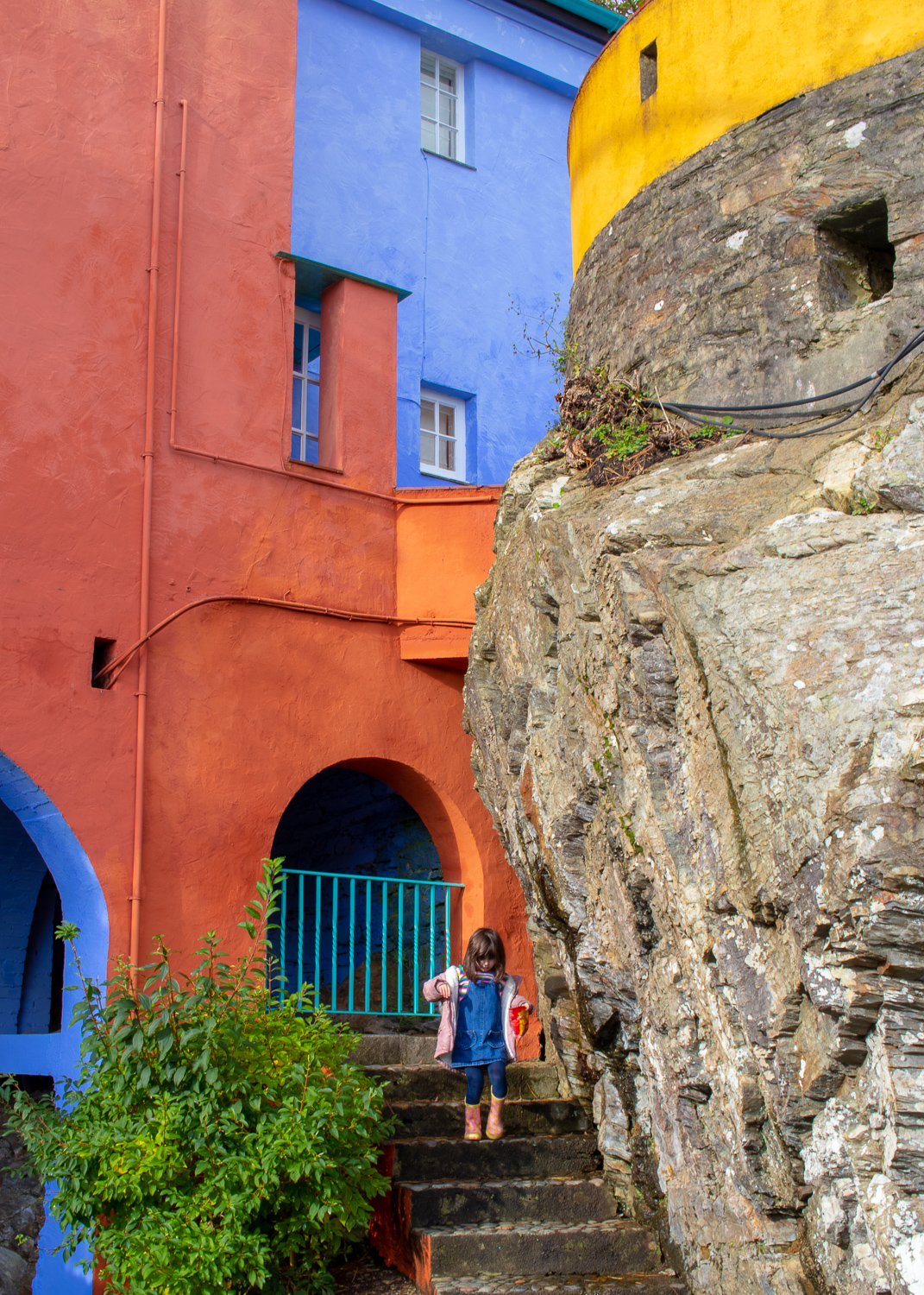 Portmeirion village in north wales - colour palette