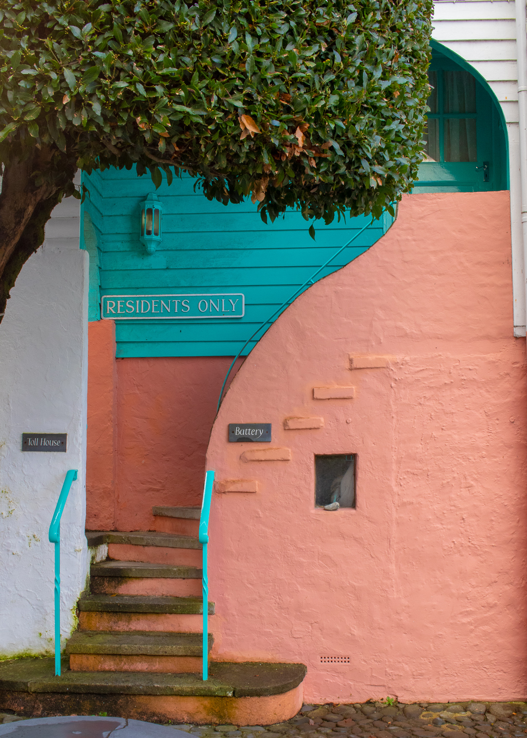 Portmeirion village in north wales