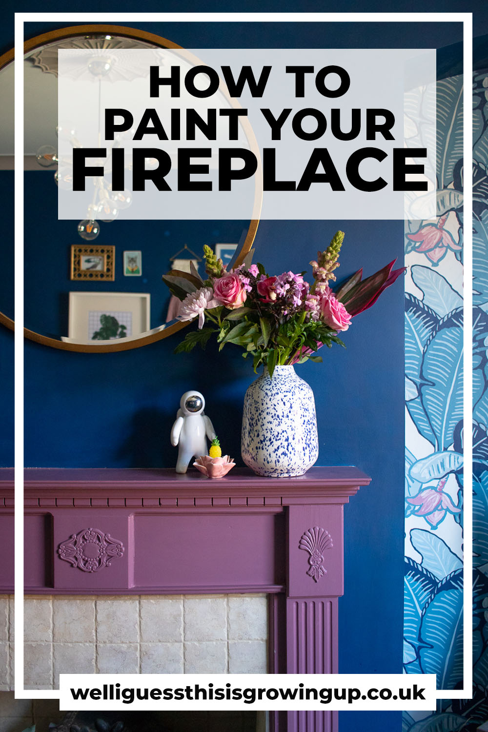 HOW TO PAINT A FIREPLACE SURROUND