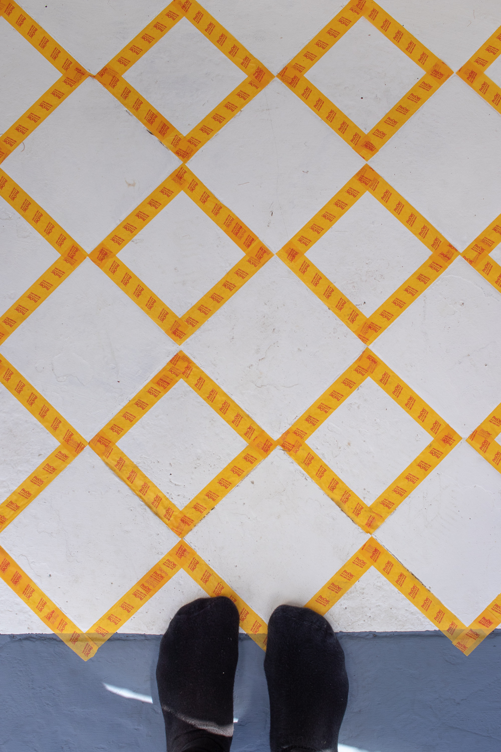 DIY Victorian painted tiles