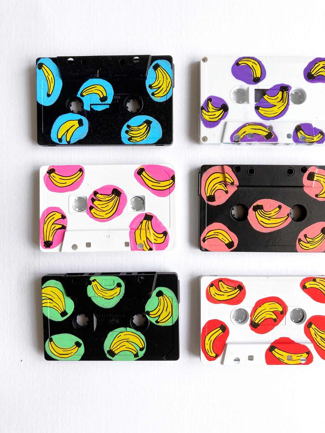 Retro interiors with old cassette tapes. Artist = Wooden Flamingo